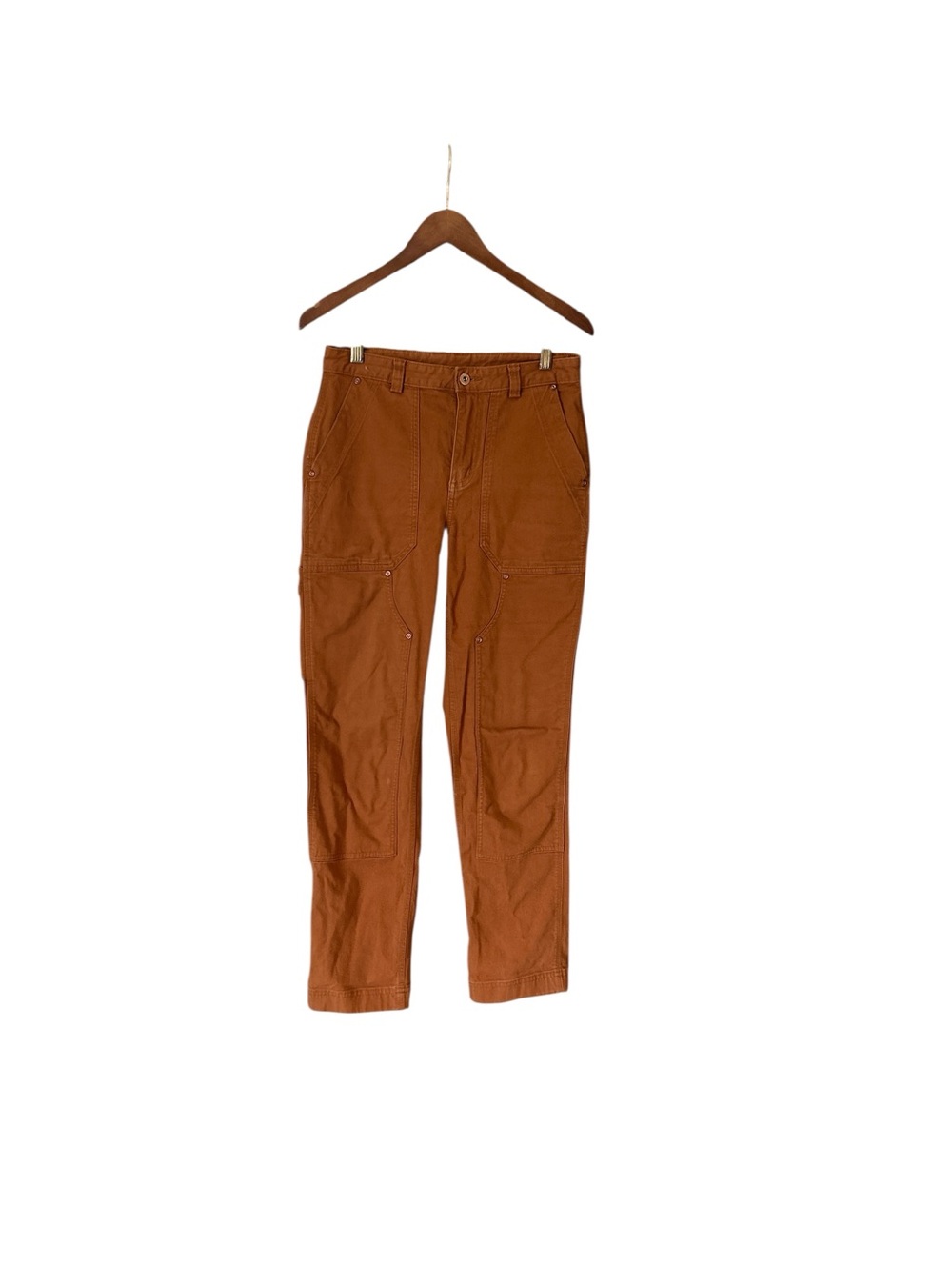 Duluth Trading Co Women’s Rust Brown Straight Leg Utility Pants